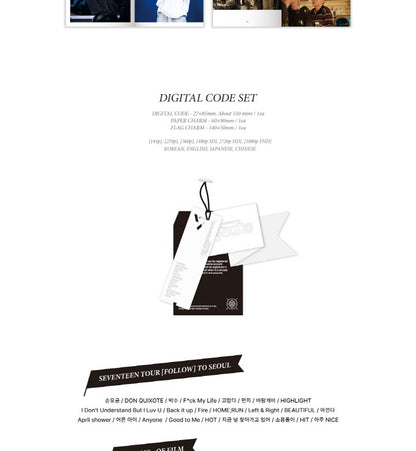 Seventeen Tour Follow to Seoul (POB - Holographic Postcard included)(Limited Quantity).