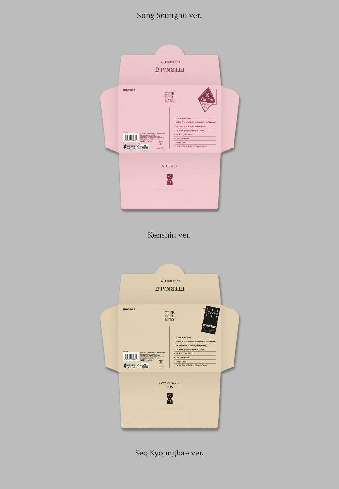 CLOSE YOUR EYES - 1st Mini Album [ETERNALT] Poca Album Version (7 Versions)