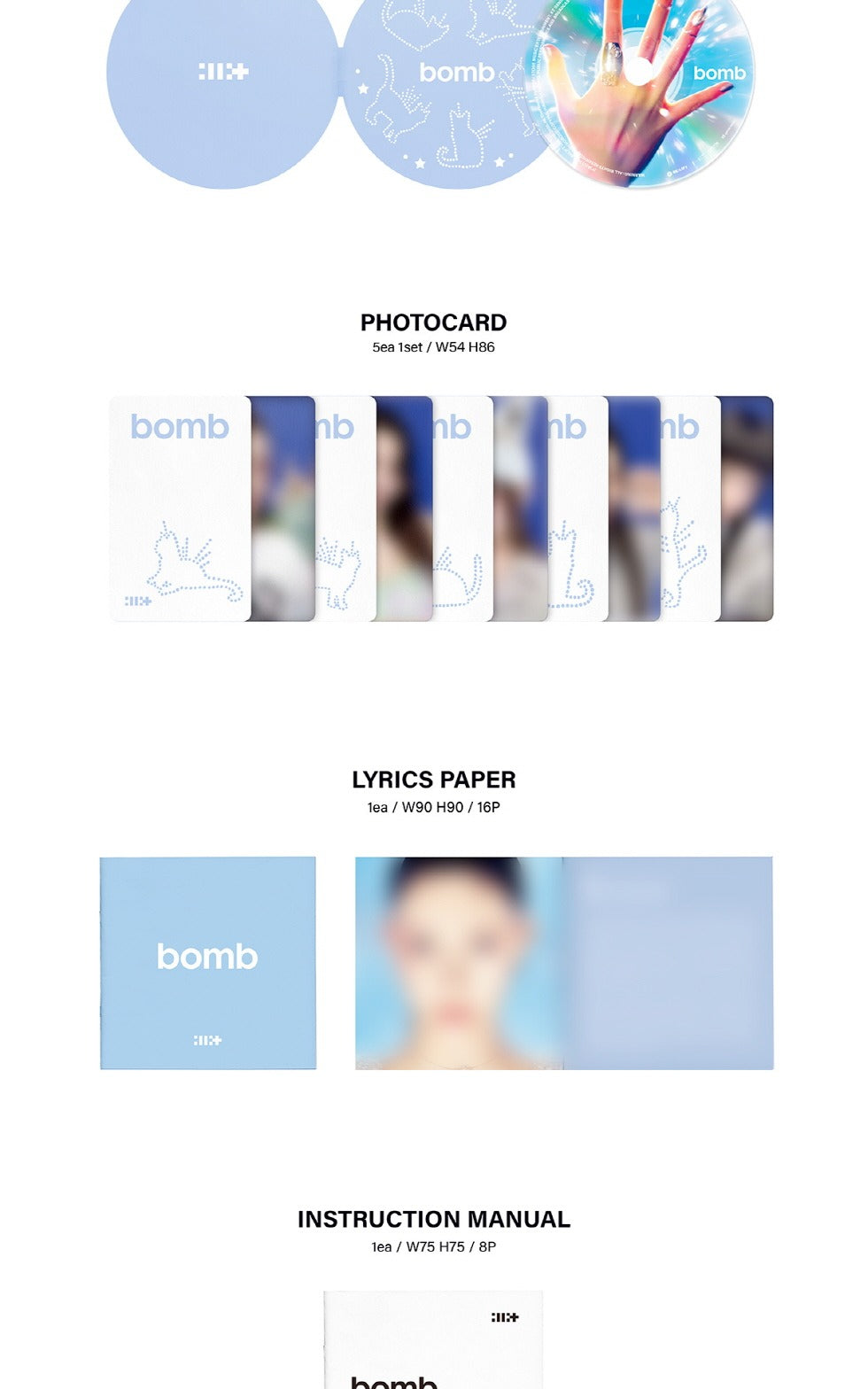 ILLIT アイリット [bomb] (Merch Ver.) ILLIT - 3rd Mini Album [bomb] Merch Version – K-Towns