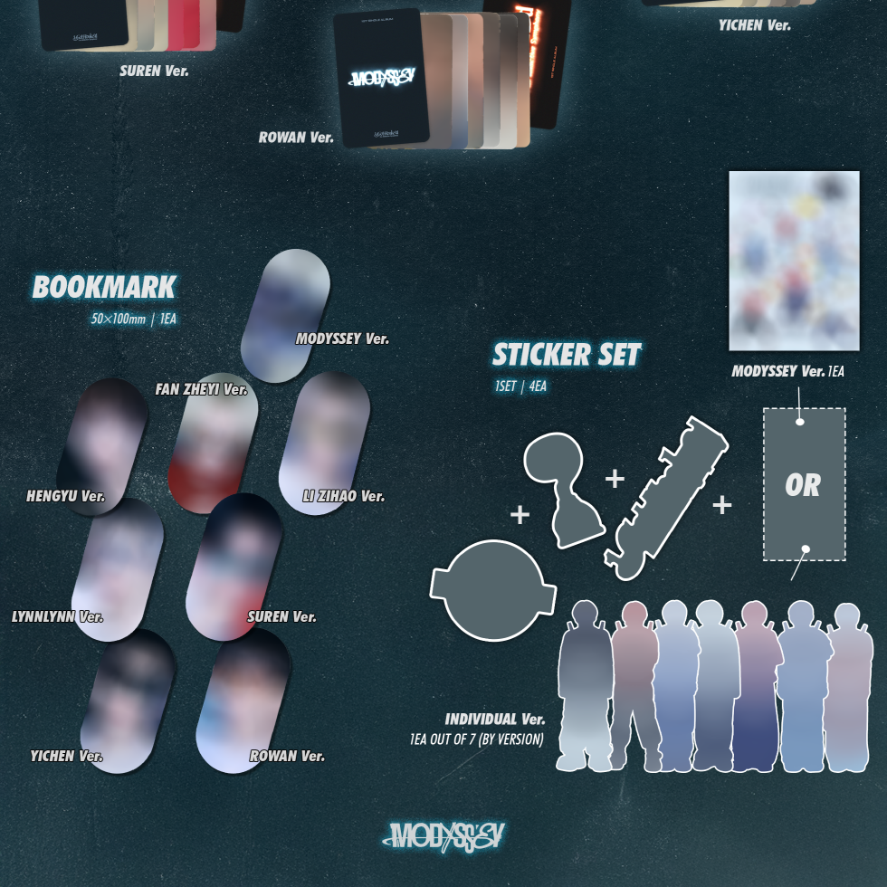 MODYSSEY 모디세이 - 1st Single Album [1.Got Hooked: An Addictive Symphony] (8 Versions)