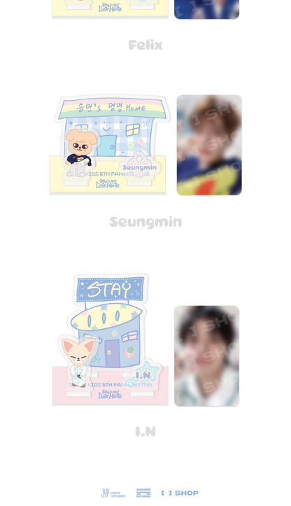 (PRE-ORDER 2026-07-30) Stray Kids - 6th Fanmeeting [STAY in Our Little House] SECRET ACRYLIC STAND (8 Versions) Random 1ea (POB Included Based on Order Amount).