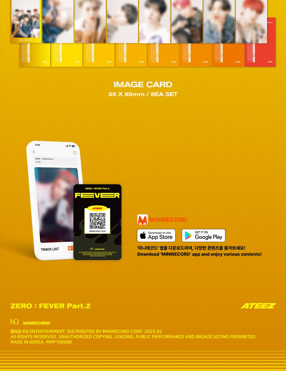 ATEEZ - ZERO : FEVER Part. 2, Platform Version (3 Versions).