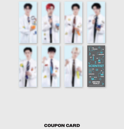 ENHYPEN - World Coupon Card Collection [Scientist Version](2 Versions).