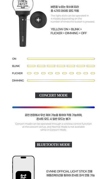 (PRE-ORDER 2026-10-30) EVNNE - Official Light Stick Ver.2
