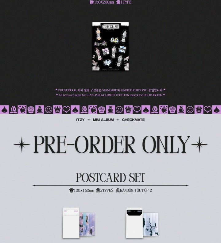 ITZY - CHECKMATE Standard edition (5 Versions)