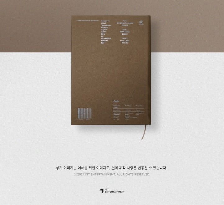 The Boyz 2nd Album Phantasy Sketch Photobook