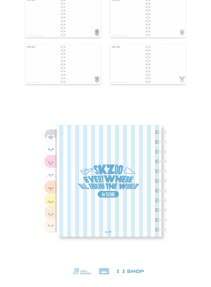 (PRE-ORDER 2026-08-15) Stray Kids - SKZOO INDEX NOTE SEOUL Ver. [SKZOO Everywhere All Around The World]