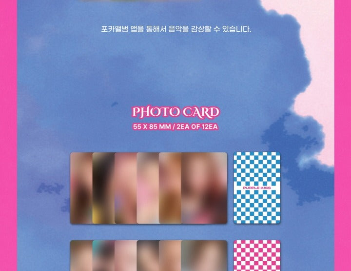 Purple Kiss - 1st Single Album Festa Pocaalbum Version.
