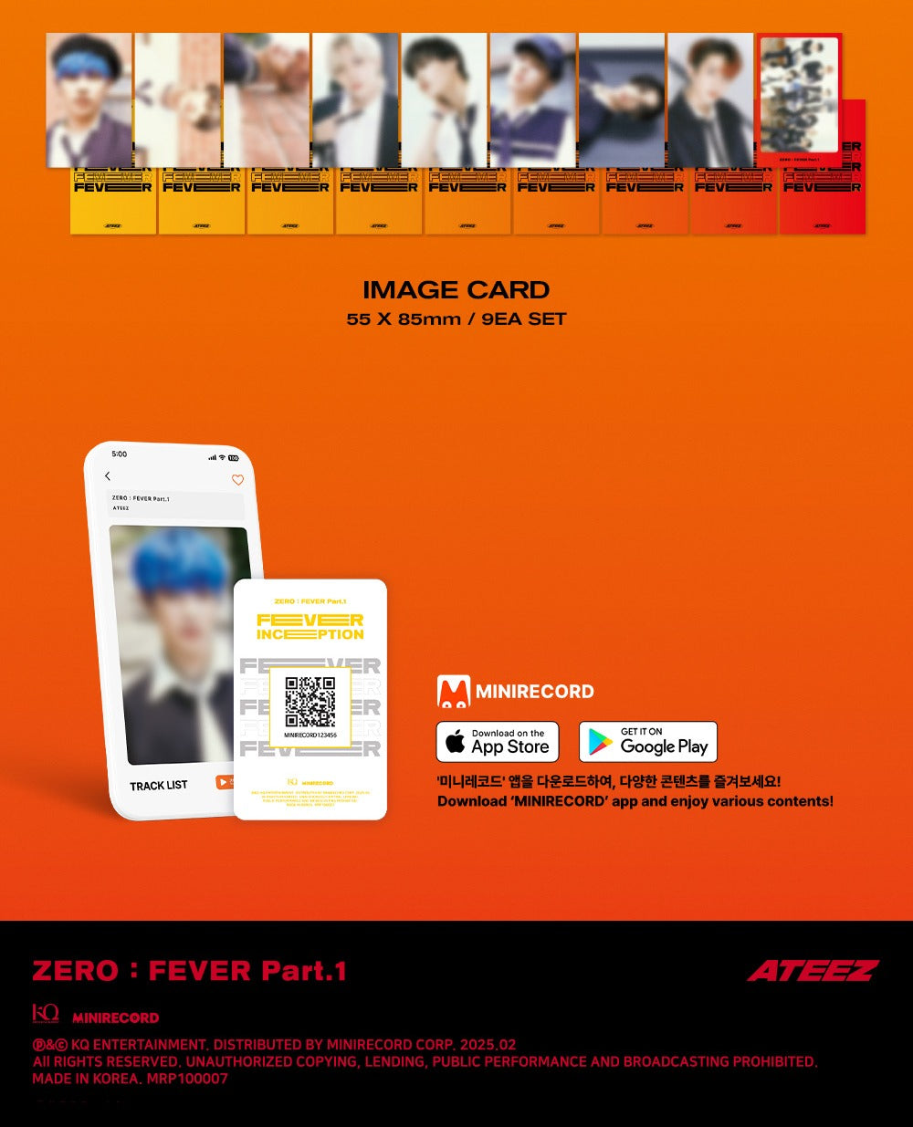 ATEEZ - ZERO : FEVER Part. 1, Platform Version (3 Versions).