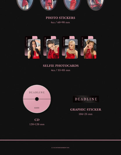 BLACKPINK - 3rd Mini Album [DEADLINE] Standard Version (2 Versions)(POB Option Available).