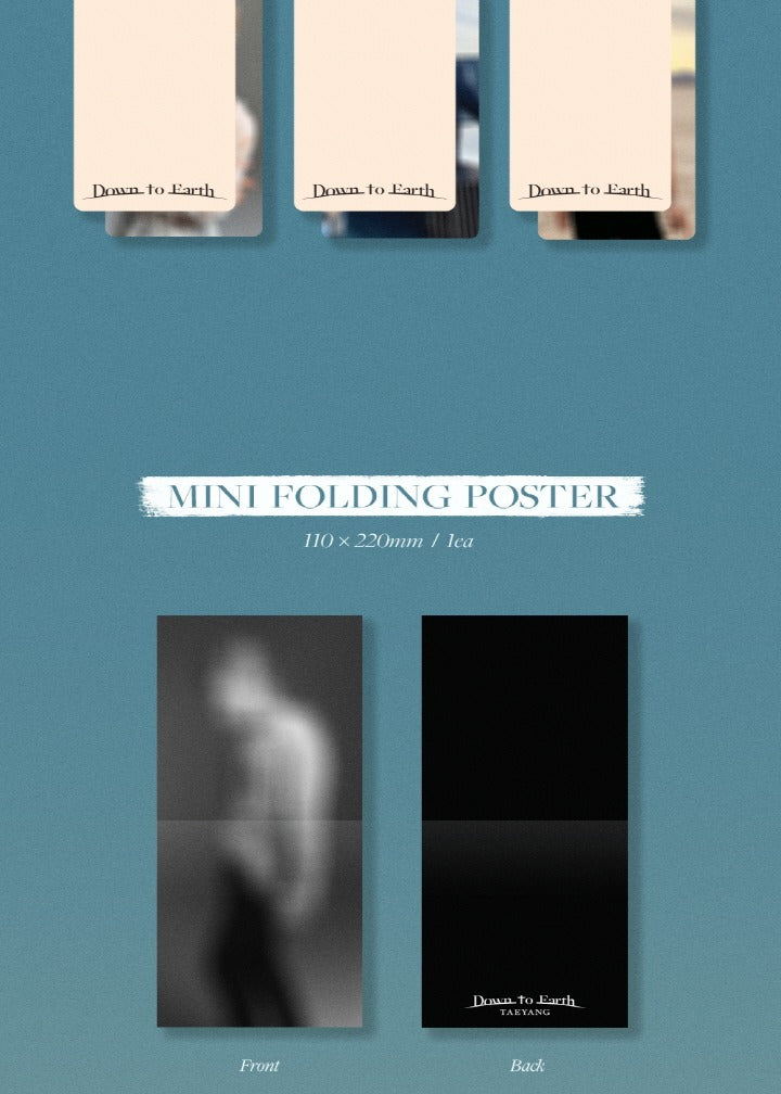 Taeyang (BigBang) - 2nd EP Album Down to Earth.