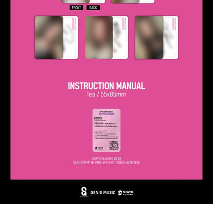 Woo!ah! (Wooah) 2nd Mini Album Unframed STAYG Album Version.