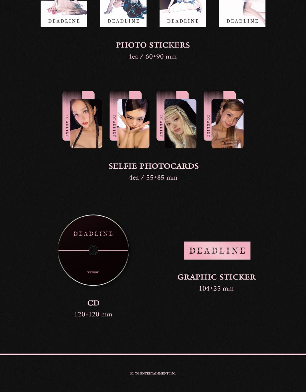 BLACKPINK - 3rd Mini Album [DEADLINE] Standard Version (2 Versions