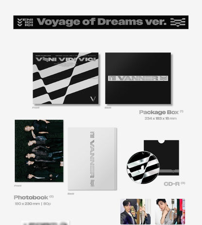 VANNER - 1st Mini Album VENI VIDI VICI (2 Versions) Random 1ea