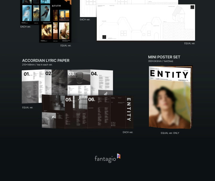 Cha Eun Woo 1st Mini Album Entity (2 Versions).