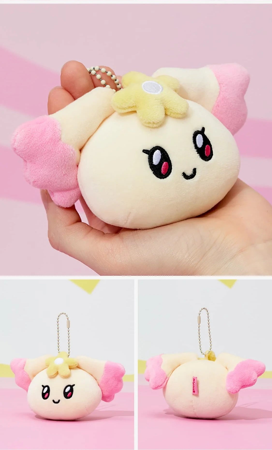 (PRE-ORDER 2025-11-07) ATEEZ - [MIGHTEEZ FACE PLUSH KEYRING](8 Versions)(LINE FRIENDS SQUARE MERCH)