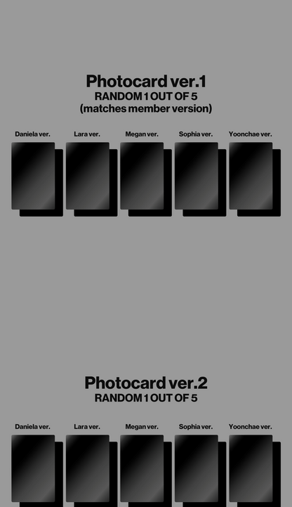 (PRE-ORDER 2026-08-14) KATSEYE - [WILD] Member Version (5 Versions) Random 1ea (POB Included)