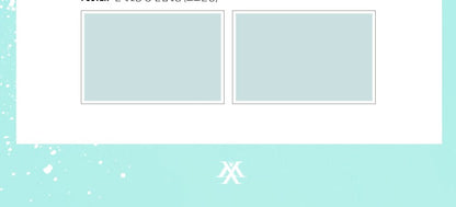 Monsta X 1st repackage album Shine forever (2 Versions).