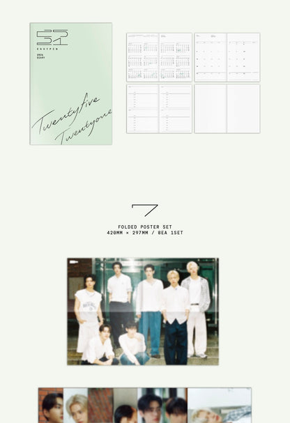 (PRE-ORDER 2025-12-22) ENHYPEN - 2026 Season's Greetings [TWENTYFIVE -- TWENTYONE](POB - Printed Photo 2ea (Unit))(💝 K-Towns 2026 Season's Greetings Event!)