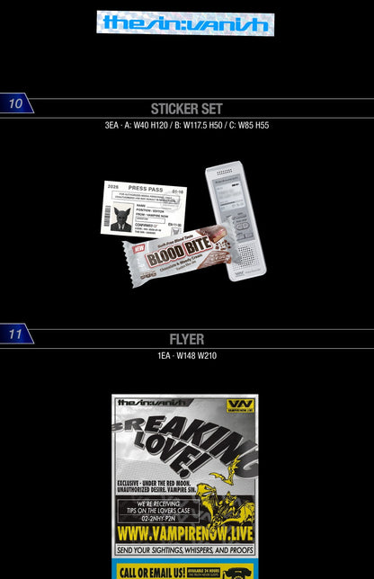 (PRE-ORDER 2026-01-26) ENHYPEN - 7th Mini Album [THE SIN : VANISH] (3 Versions) Random 1ea (POB - Photocard 1ea Pre-order only)