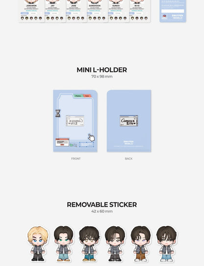 ENHYPEN - World Coupon Card Collection [CAMPUS LIFE] (2 Versions)