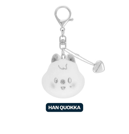 (PRE-ORDER 2026-02-06) Stray Kids <dominATE : celebrATE> MD Merch (SKZOO FACE KEYRING SILVER Version)(8 Versions)