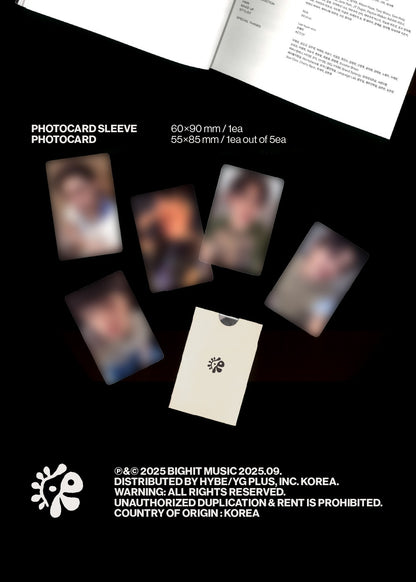 (PRE-ORDER 2025-09-08) CORTIS - The 1st EP [COLOR OUTSIDE THE LINES] (3 Versions) Random 1ea (POB - Photocard 1ea Included - Pre-order only)