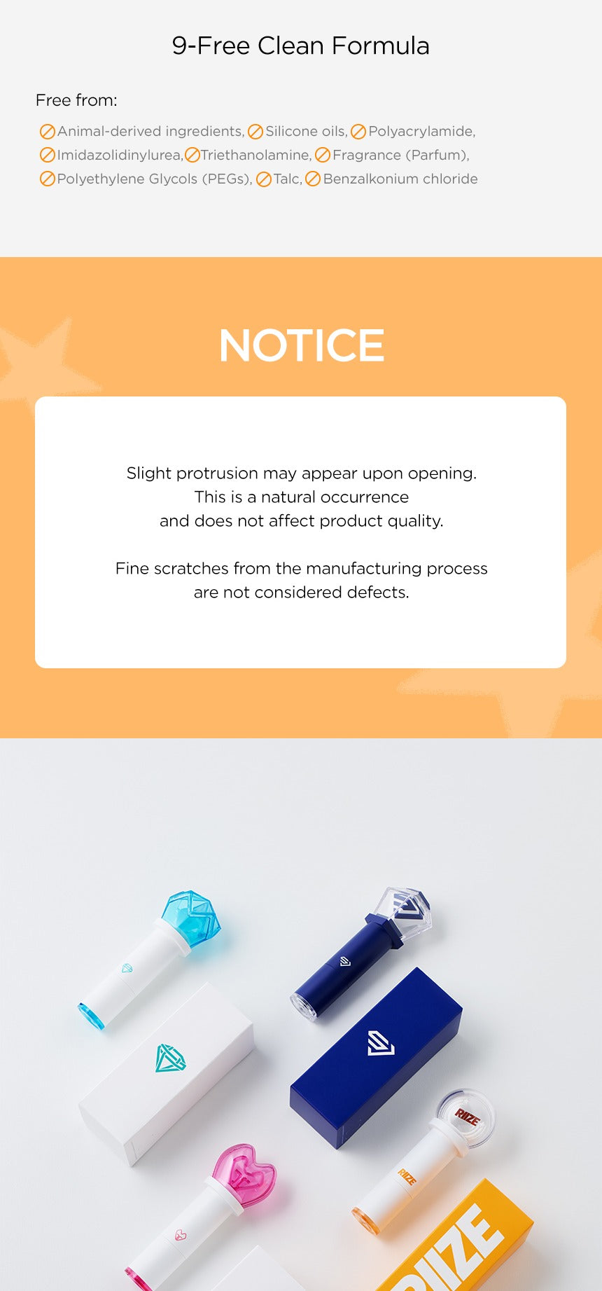 (PRE-ORDER 2026-01-10) RIIZE - FanSignal Lip Balm (Light stick theme).