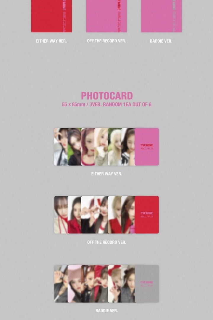 IVE - 1st EP Album [I'VE MINE] (4 versions).
