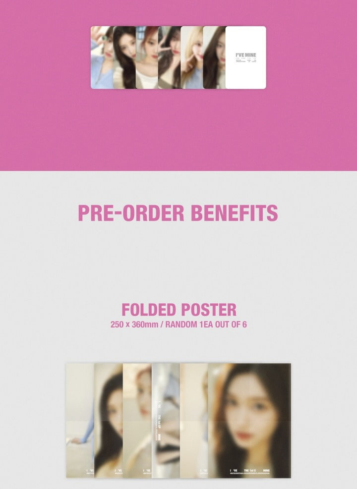 IVE - 1st EP Album [I'VE MINE] (4 versions).