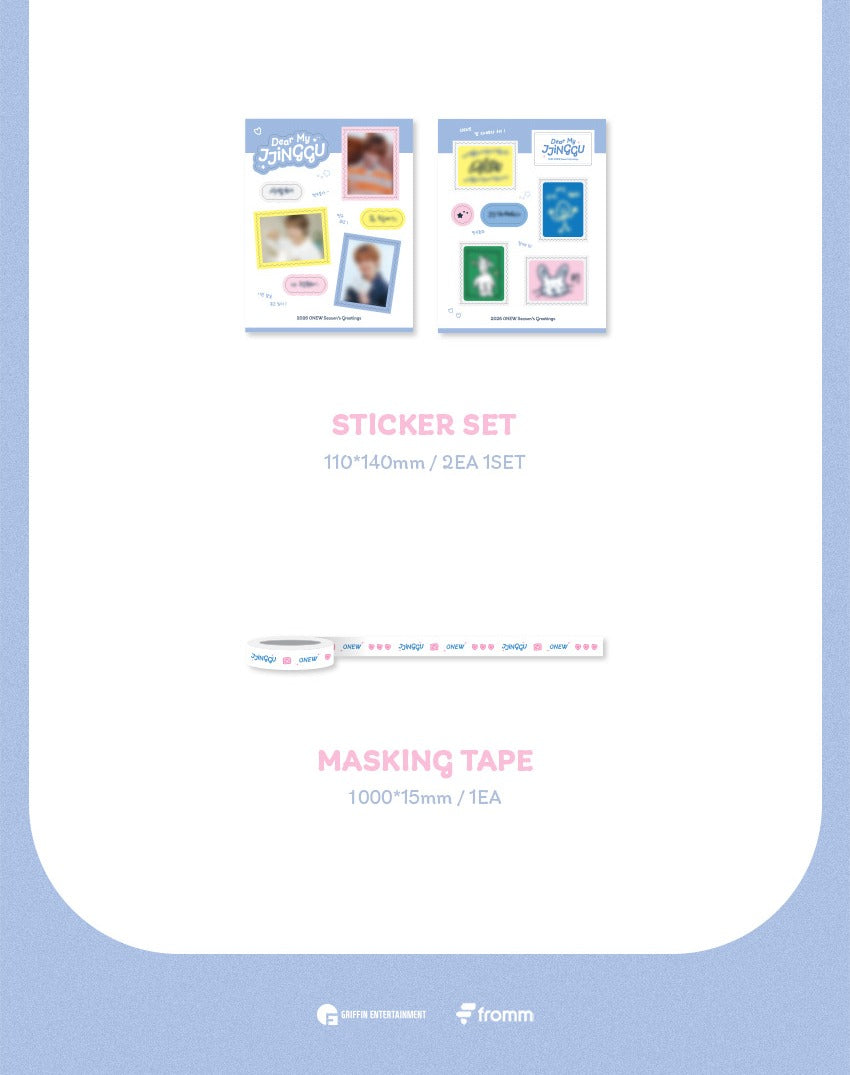 (PRE-ORDER 2025-12-22) ONEW (SHInee) - 2026 ONEW SEASON'S GREETINGS [Dear My JJINGGU](💝 K-Towns 2026 Season's Greetings Event!)