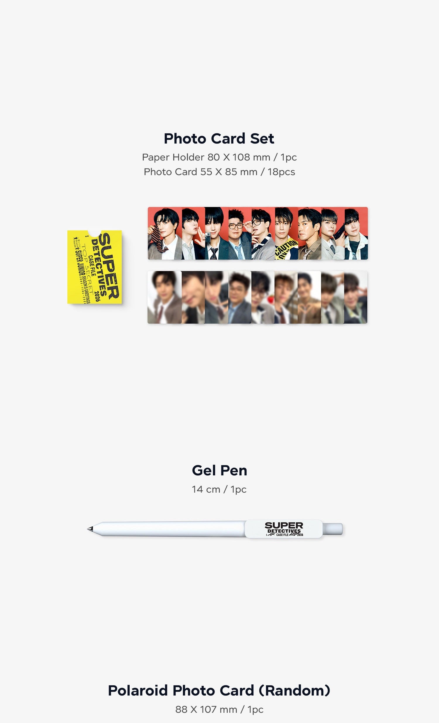 Super Junior トレーディングカードセット jp.ktown4u.com : SUPER JUNIOR - [GRAND OPENING! SJ MARKET] RANDOM