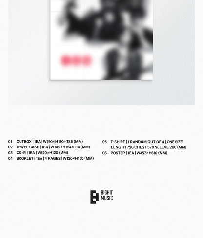 BTS - 5th Album [ARIRANG 아리랑] T-Shirt CD Box Set