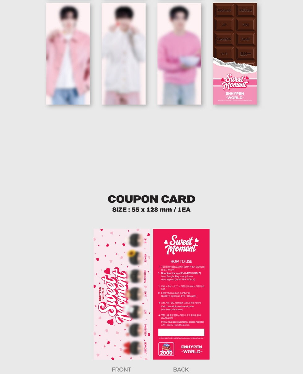 ENHYPEN - World Coupon Card Collection [Vampire Basic Version