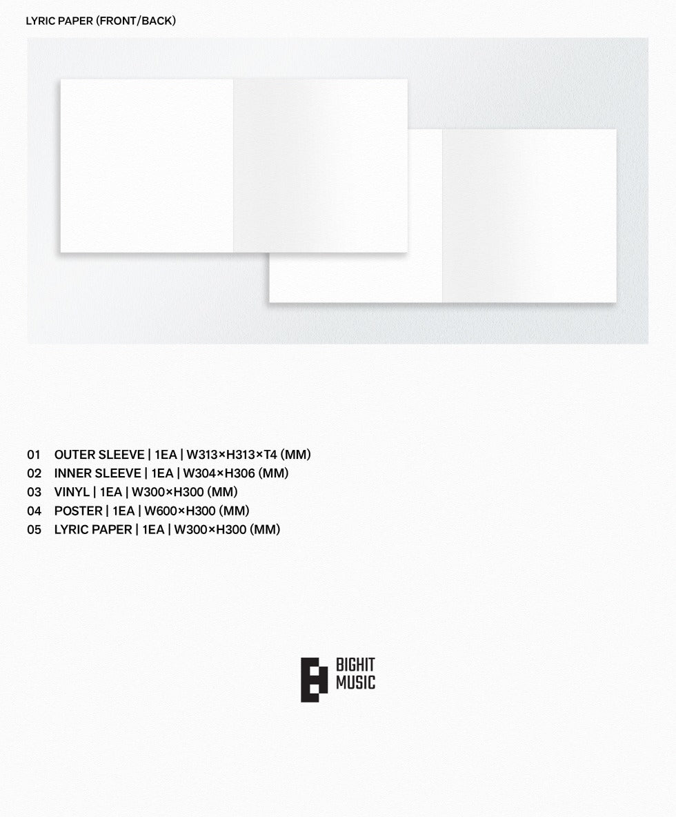 (PRE-ORDER 2026-03-20) BTS - 5th Album [ARIRANG 아리랑] Standard LP Vinyl Version (8 Versions) Random 1ea