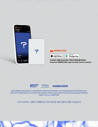 NOMAD 1st EP Album NOMAD Cali Version Platform Album.