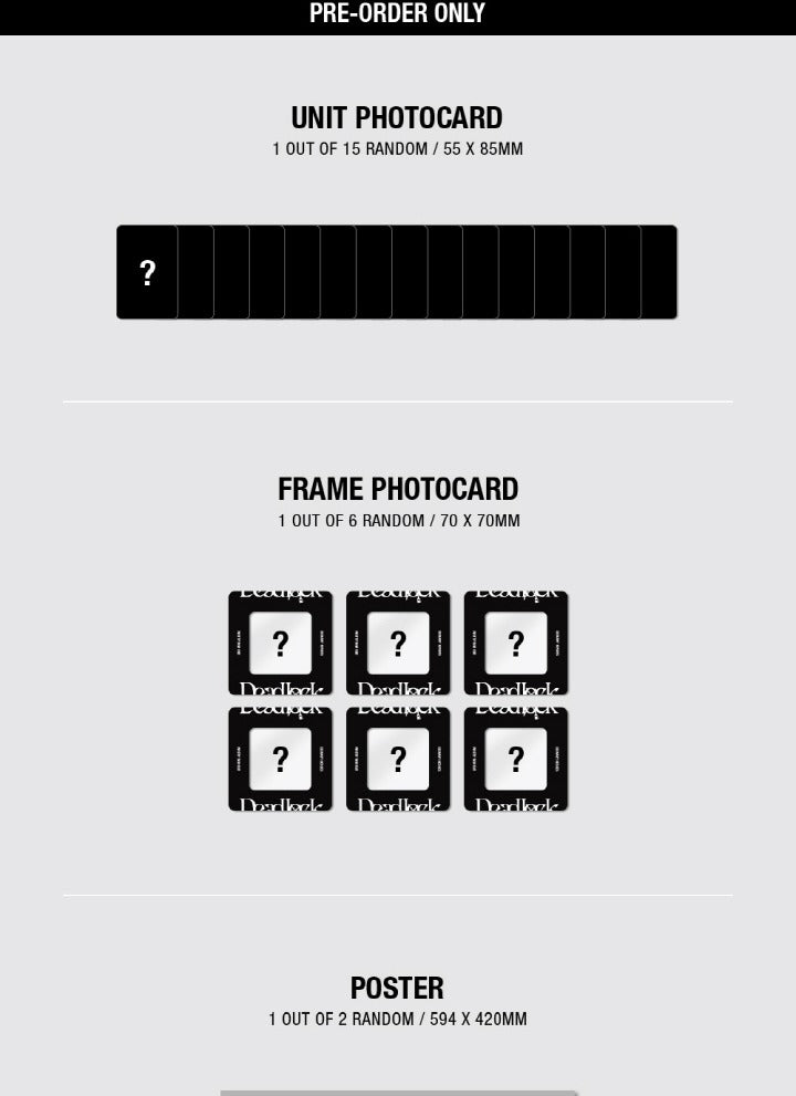 XDINARY HEROES - 3rd mini album [Deadlock] (2 Versions)
