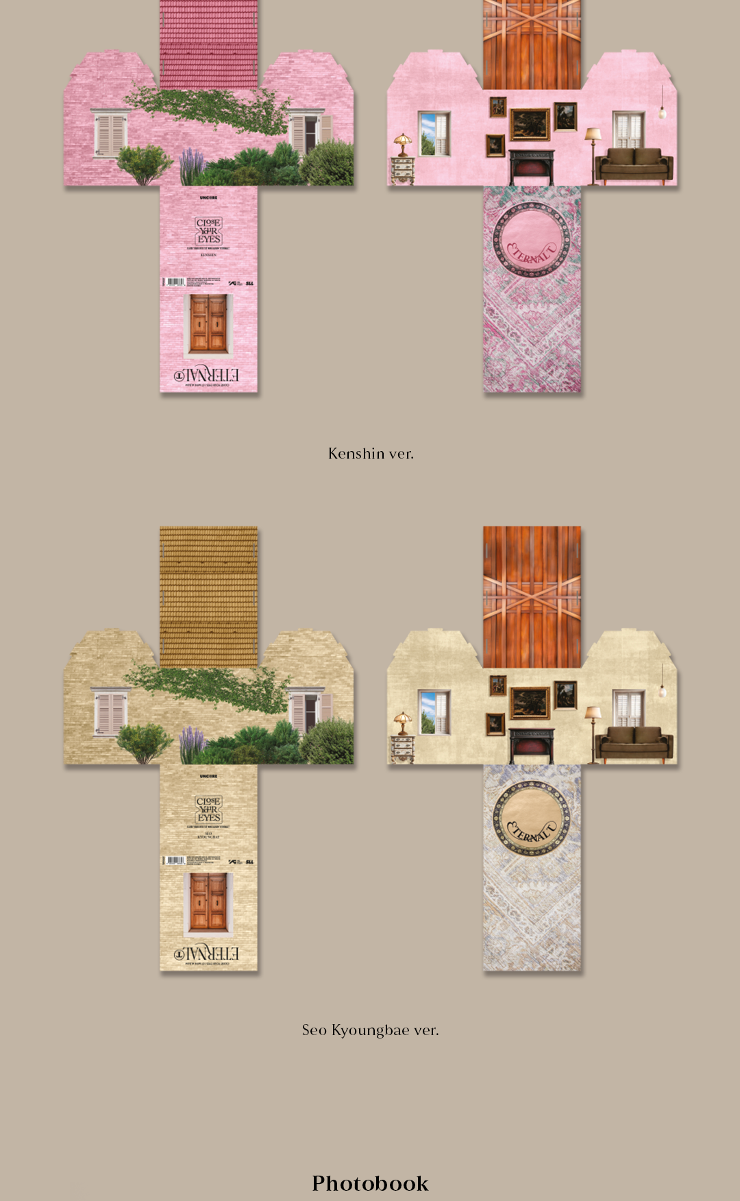 CLOSE YOUR EYES - 1st Mini Album [ETERNALT] Jewel Version (8 Versions).