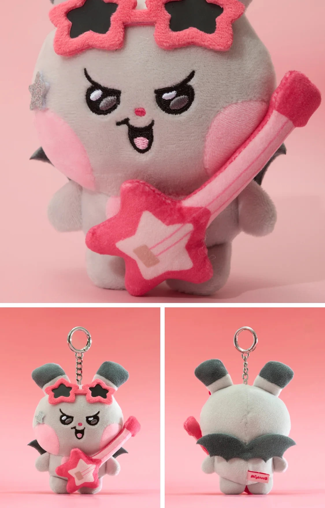MIGHTEEZ(ATEEZ) - [MIGHTEEZ Rock The Stage] PLUSH KEYRING - ROCKSTAR (8 Versions)(LINE FRIENDS SQUARE MERCH)