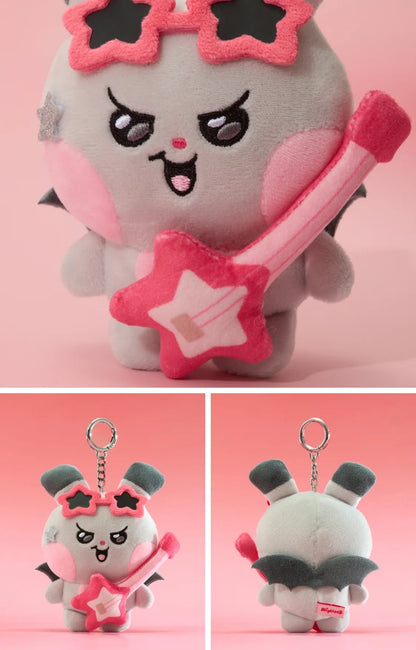 MIGHTEEZ(ATEEZ) - [MIGHTEEZ Rock The Stage] PLUSH KEYRING - ROCKSTAR (8 Versions)(LINE FRIENDS SQUARE MERCH)