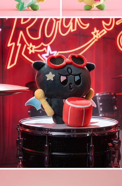 MIGHTEEZ(ATEEZ) - [MIGHTEEZ Rock The Stage] PLUSH KEYRING - ROCKSTAR (8 Versions)(LINE FRIENDS SQUARE MERCH)