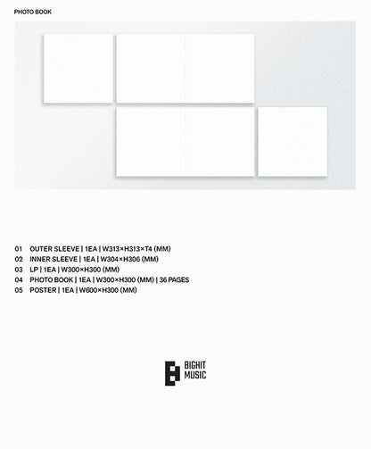 (PRE-ORDER 2026-03-20) BTS - 5th Album [ARIRANG 아리랑] Modern Korea LP Vinyl Version (Limited Quantity).