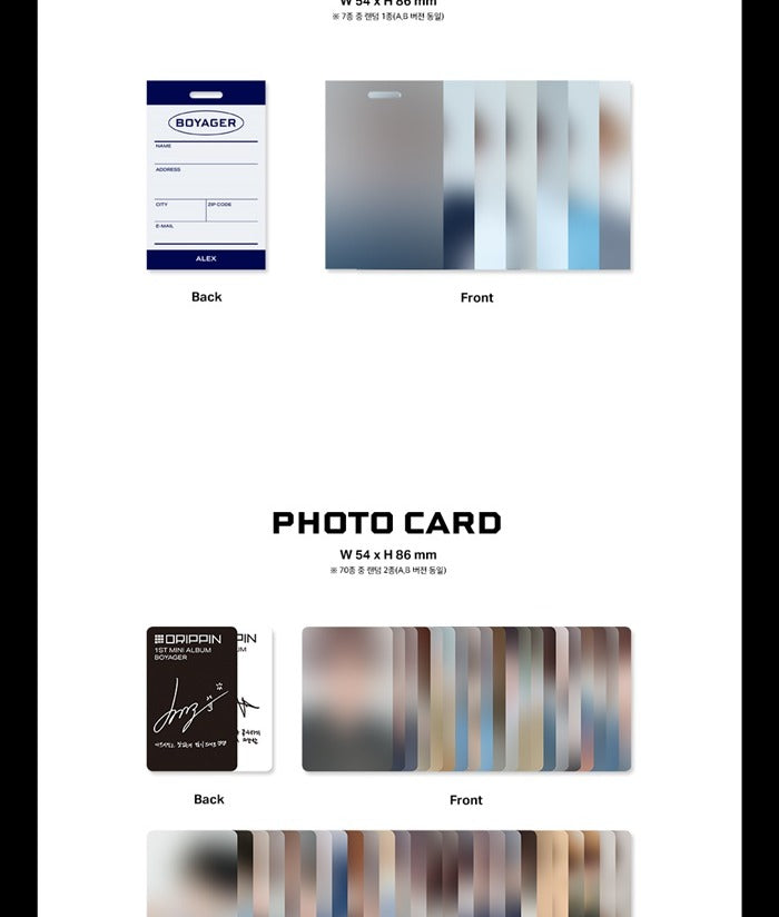 DRIPPIN 1st Mini Album BOYAGER (2 Versions)