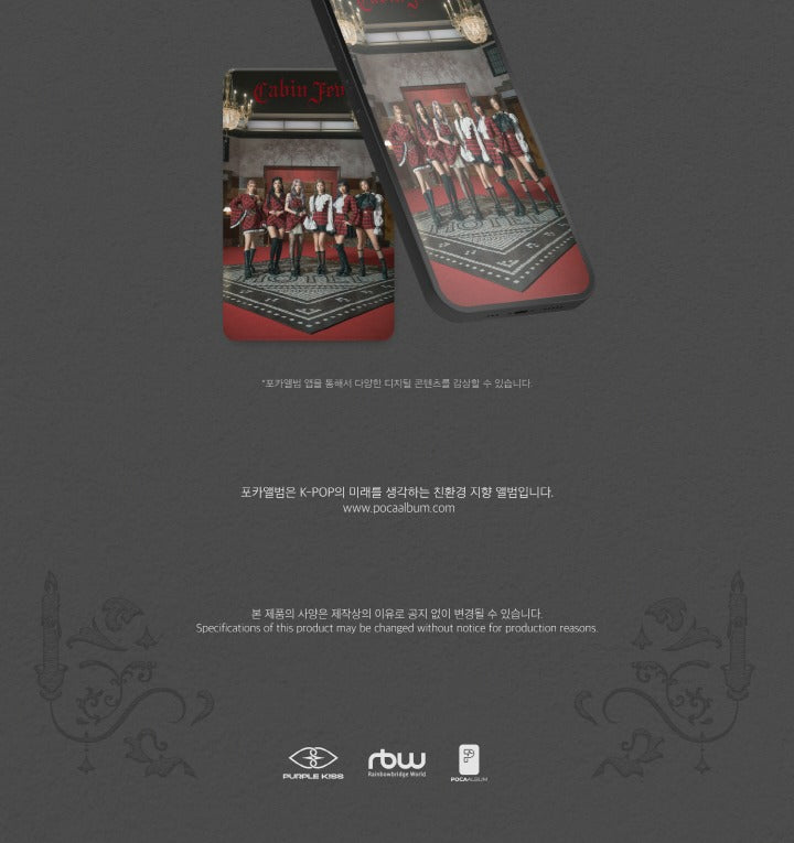 Purple Kiss - 5th Mini Album Cabin Fever Pocaalbum Version.