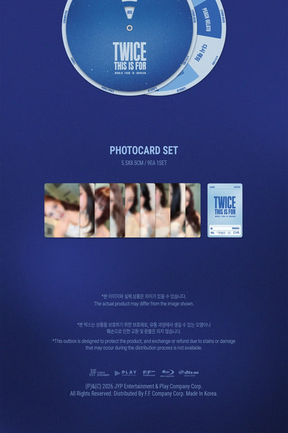(PRE-ORDER 2026-07-13) TWICE - [THIS IS FOR] WORLD TOUR IN INCHEON Blu-ray Version