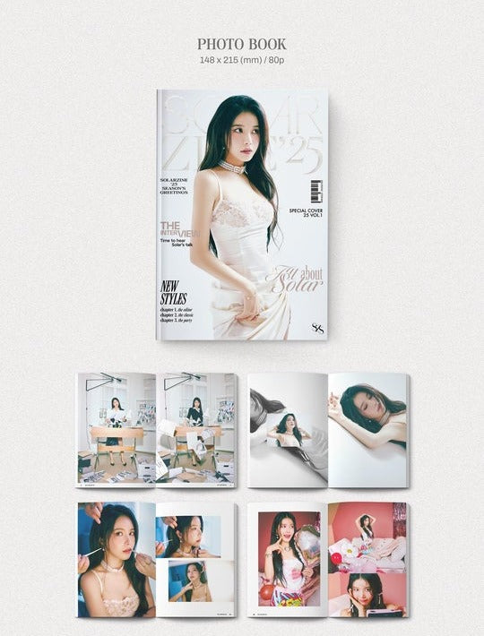 Solar (Mamamoo) - 2025 Season's Greetings_ [SOLARZINE'25] (POB - Photocards)(Limited Quantity).