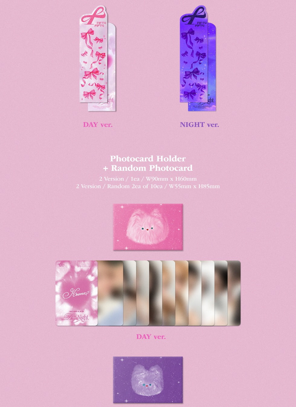 FIFTY FIFTY - 3rd Mini Album [Day & Night] (2 Versions).