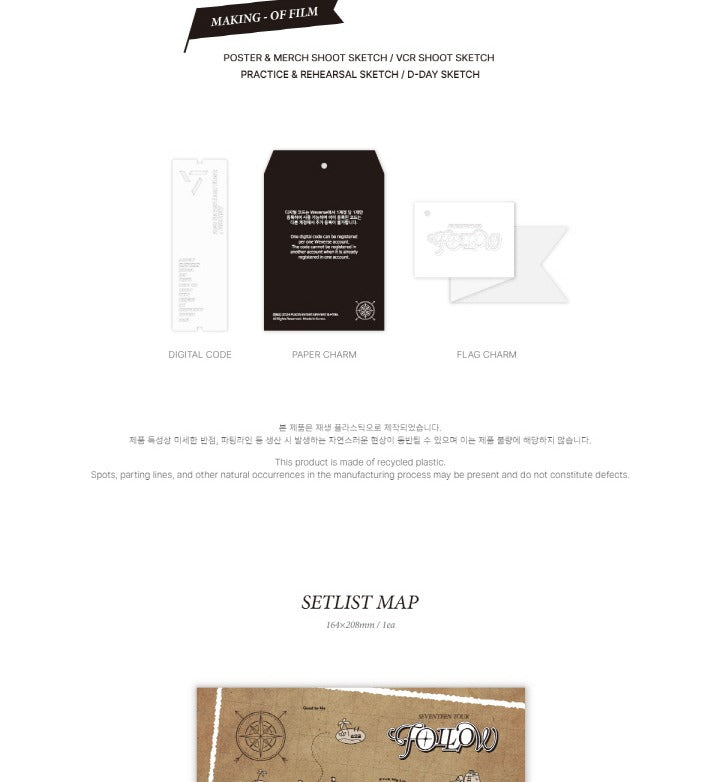Seventeen Tour Follow to Seoul (POB - Holographic Postcard included)(Limited Quantity).