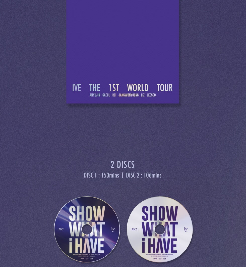 IVE The 1st World Tour SHOW WHAT i HAVE BLU-Ray Version