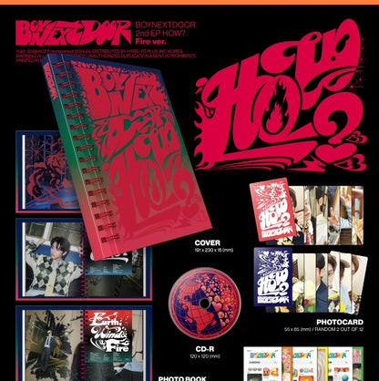 BoyNextDoor - 2nd EP Album HOW? (3 Versions).